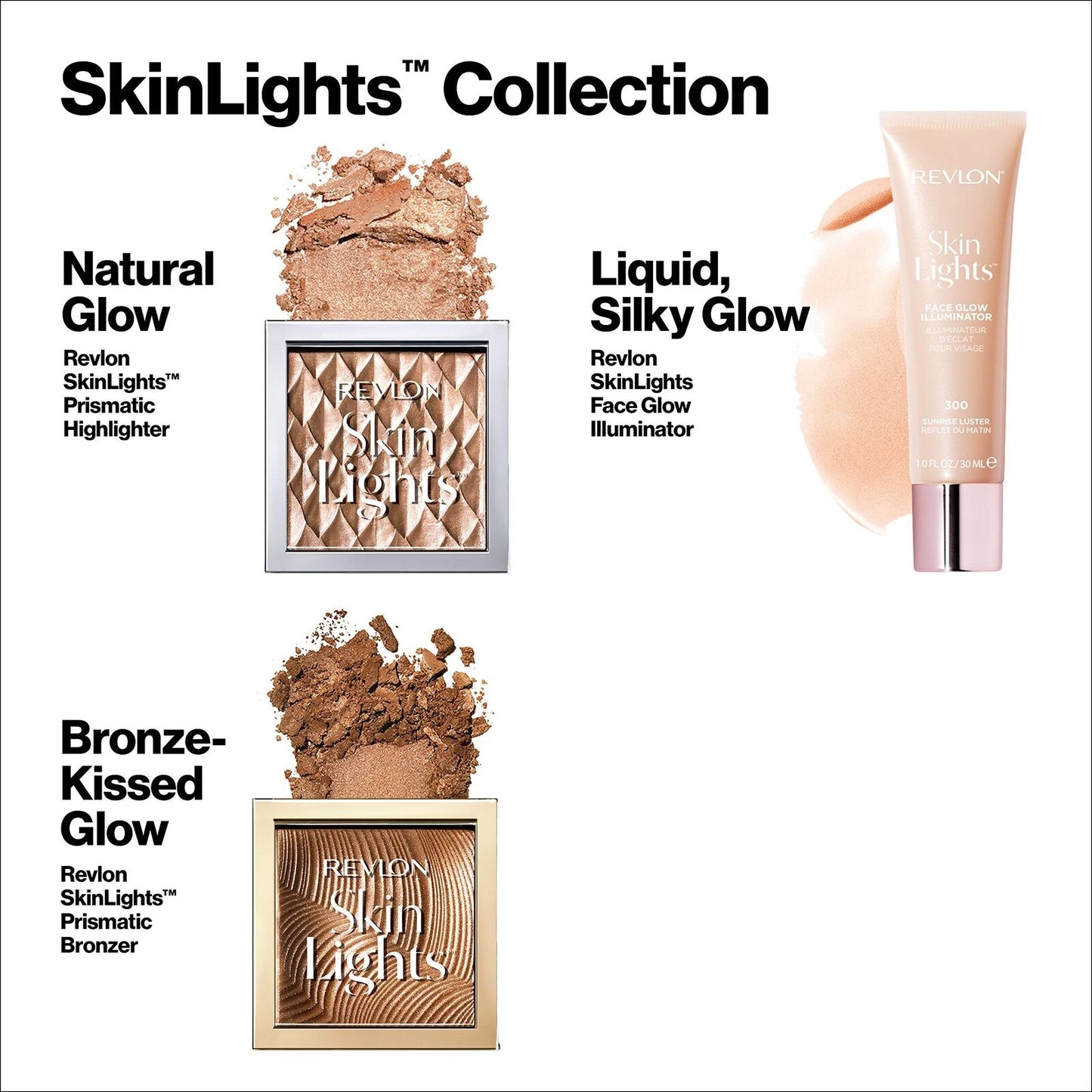 Revlon Highlighter Skin Lights Prismatic Powder Shimmer 201 Daybreak Glimmer