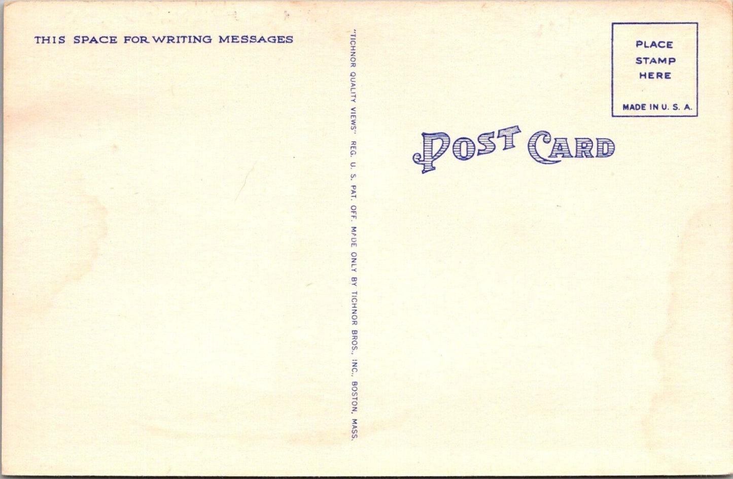 Vintage Tichnor Sailing Postcard "Greetings From Fenwick Island Delaware"