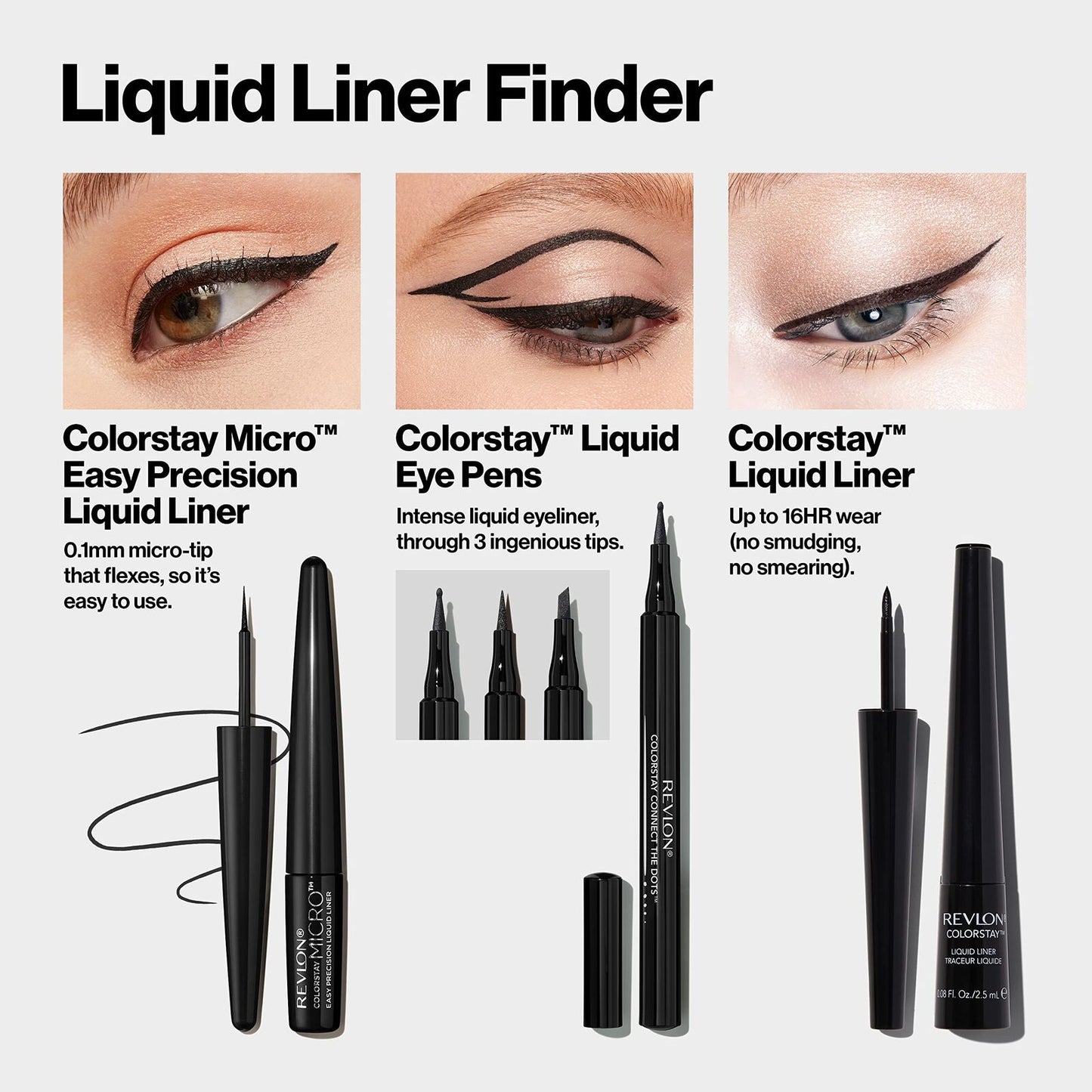 REVLON ColorStay Micro Easy Precision Liquid Liner 303 But First Wine Pack of 1
