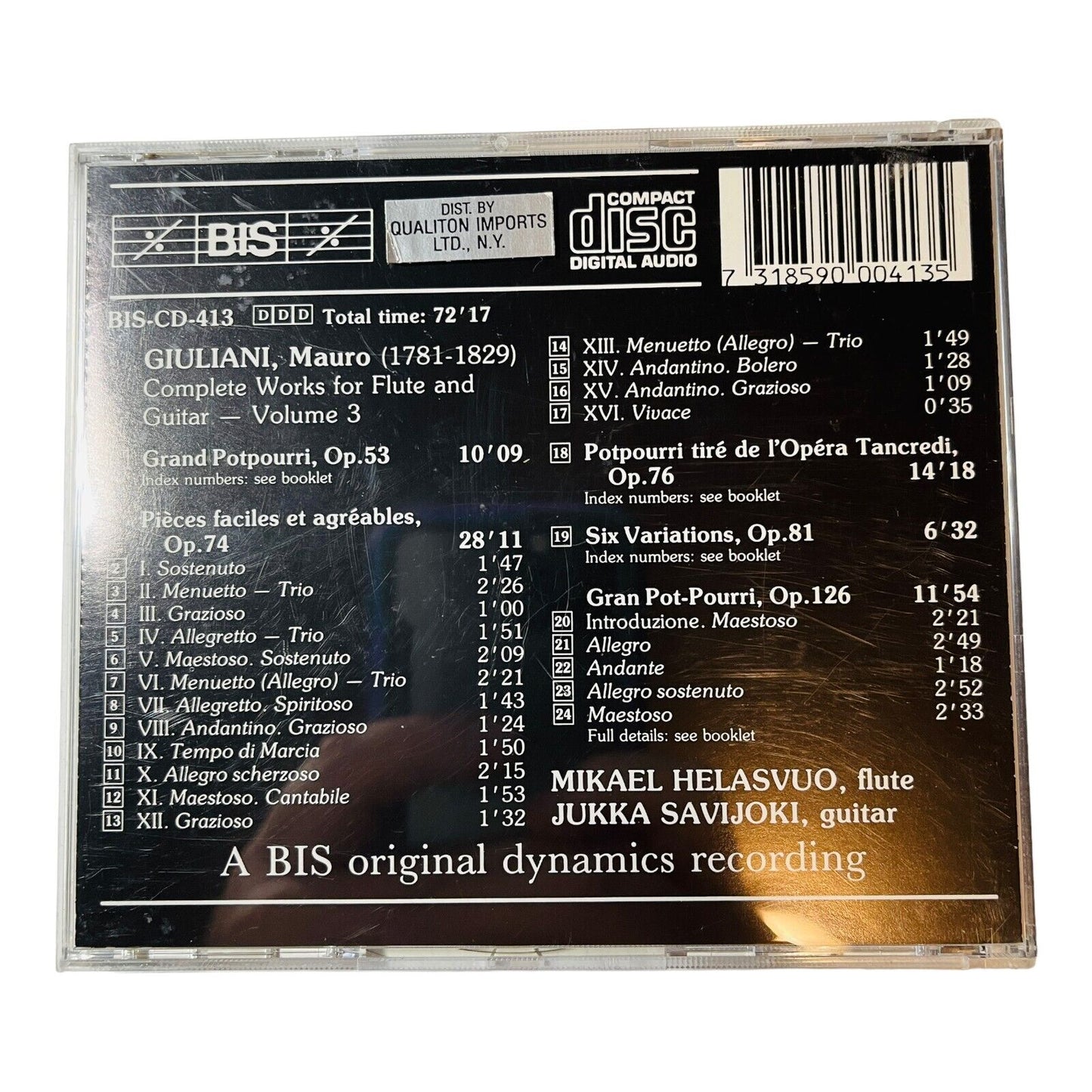 Mauro Giuliani The Complete Works For Flute and Guitar vol 3
