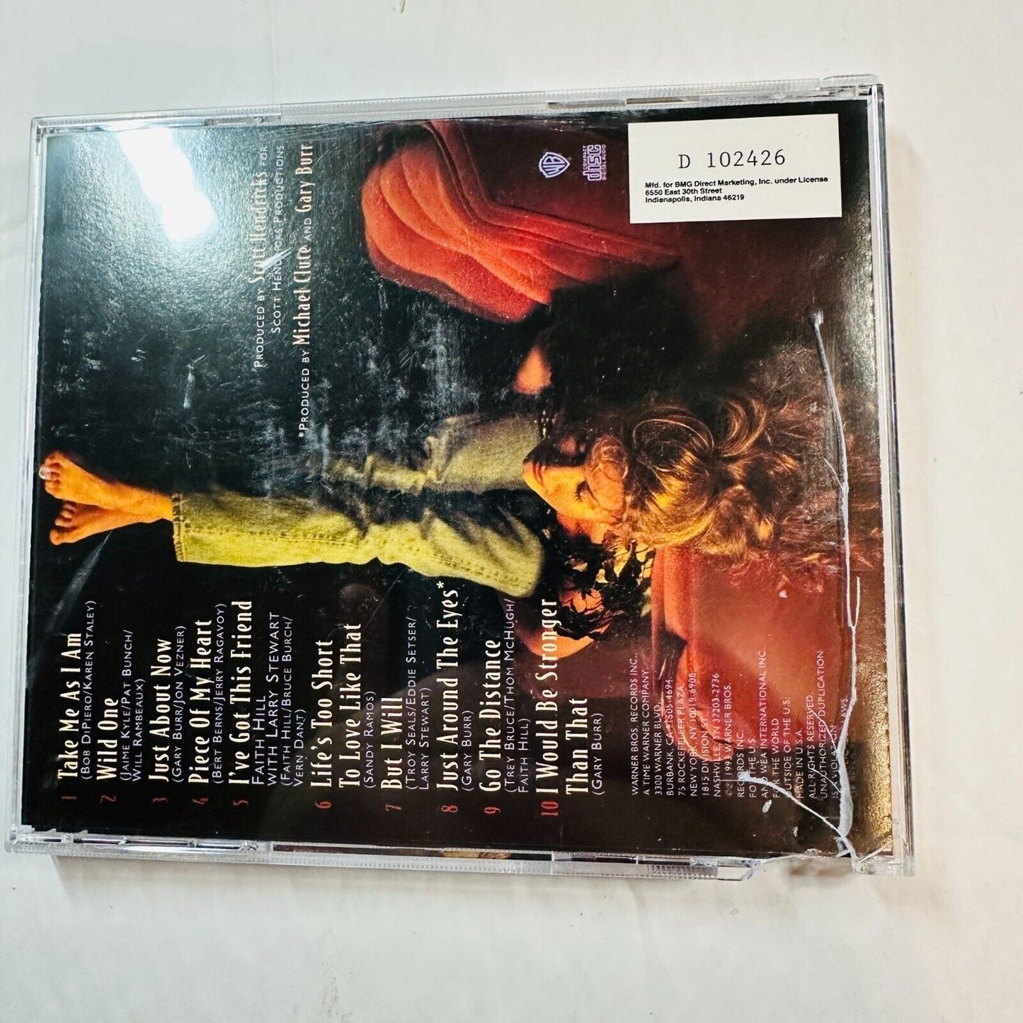 Faith Hill "Take Me As I Am" CD Album