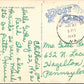 Pierre S. DuPont High School Wilmington Delaware Vintage Linen Postcard 1940s 2