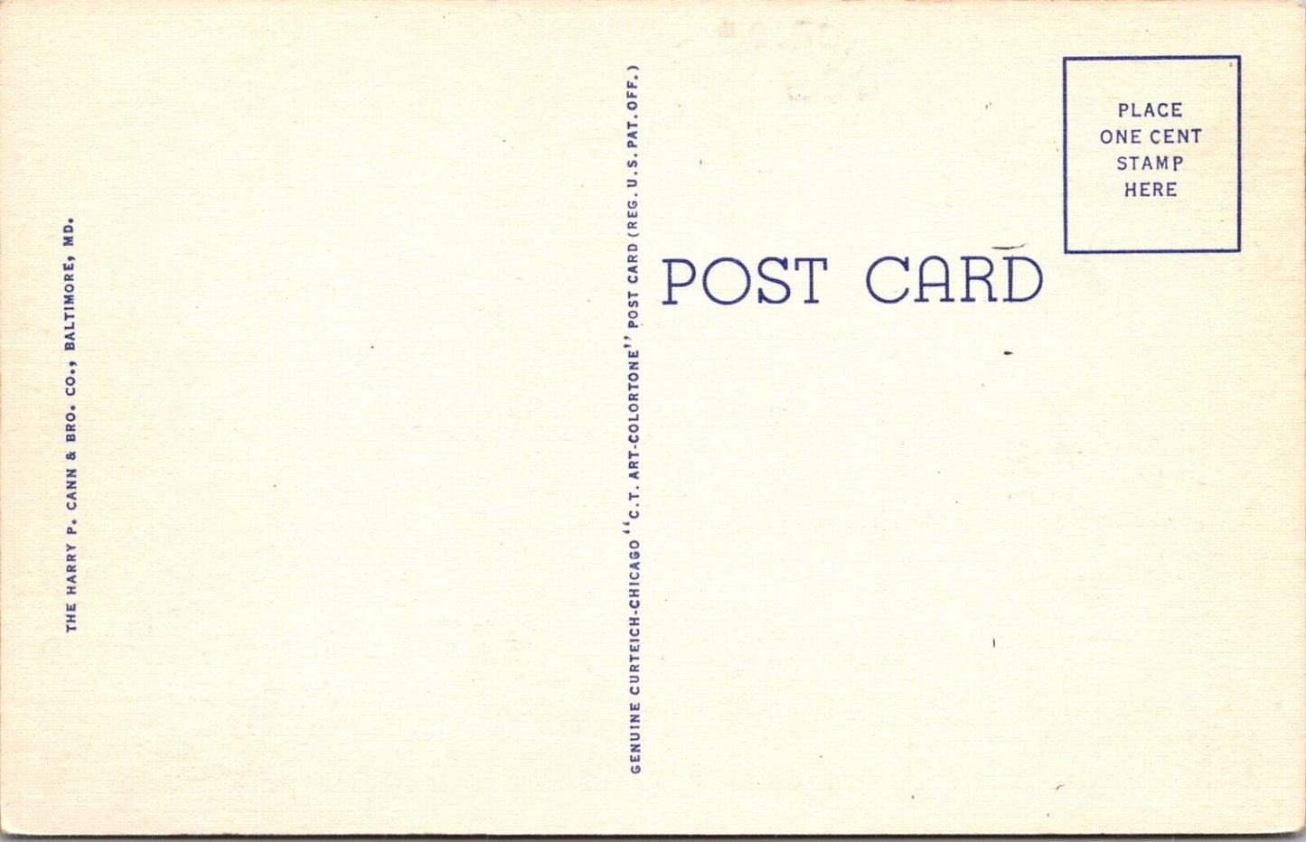 Vintage Postcard Municipal Building Laurel Del Genuine Curteich Chicago Linen