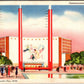 1939 New York Worlds Fair Postcard Communications Building Vintage Collectible