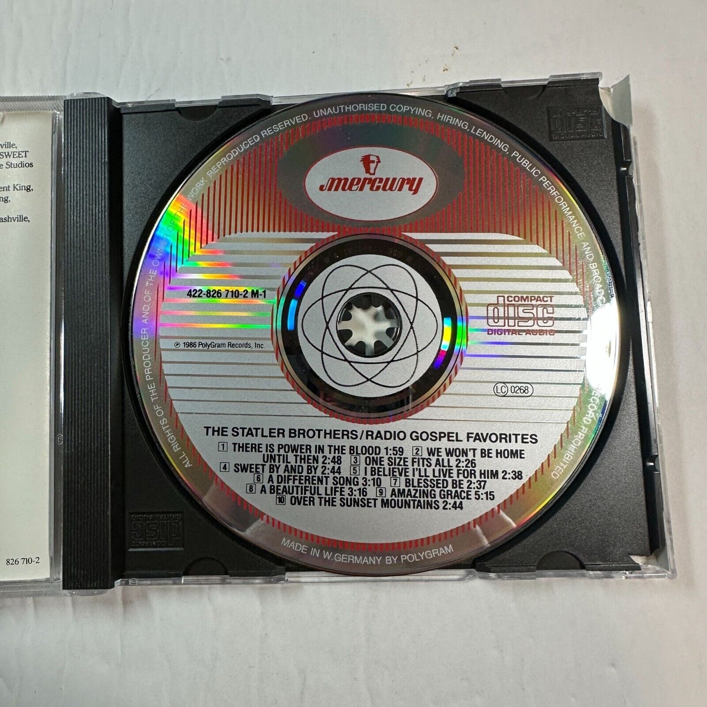 The Statler Brothers Radio Gospel Favorites CD Album