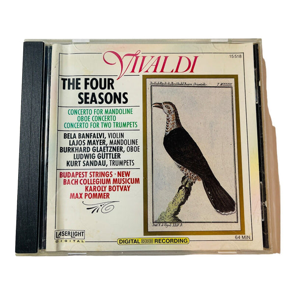 Antonio Vivaldi CD Classical The Four Seasons 1980s 21 Song Studio Album