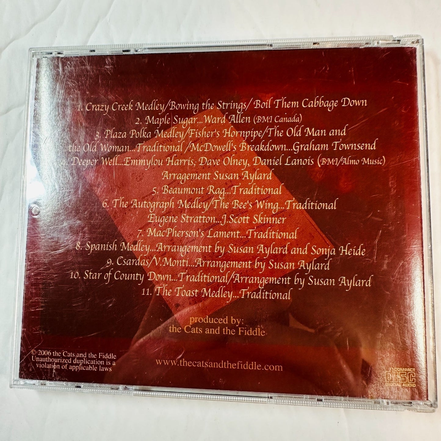 The Cats And The Fiddle Crazy Creek Music CD Folk/Traditional Album