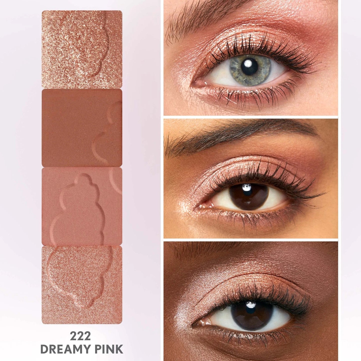 COVERGIRL Clean Fresh Color Clean Eyeshadow Dreamy Pink 222