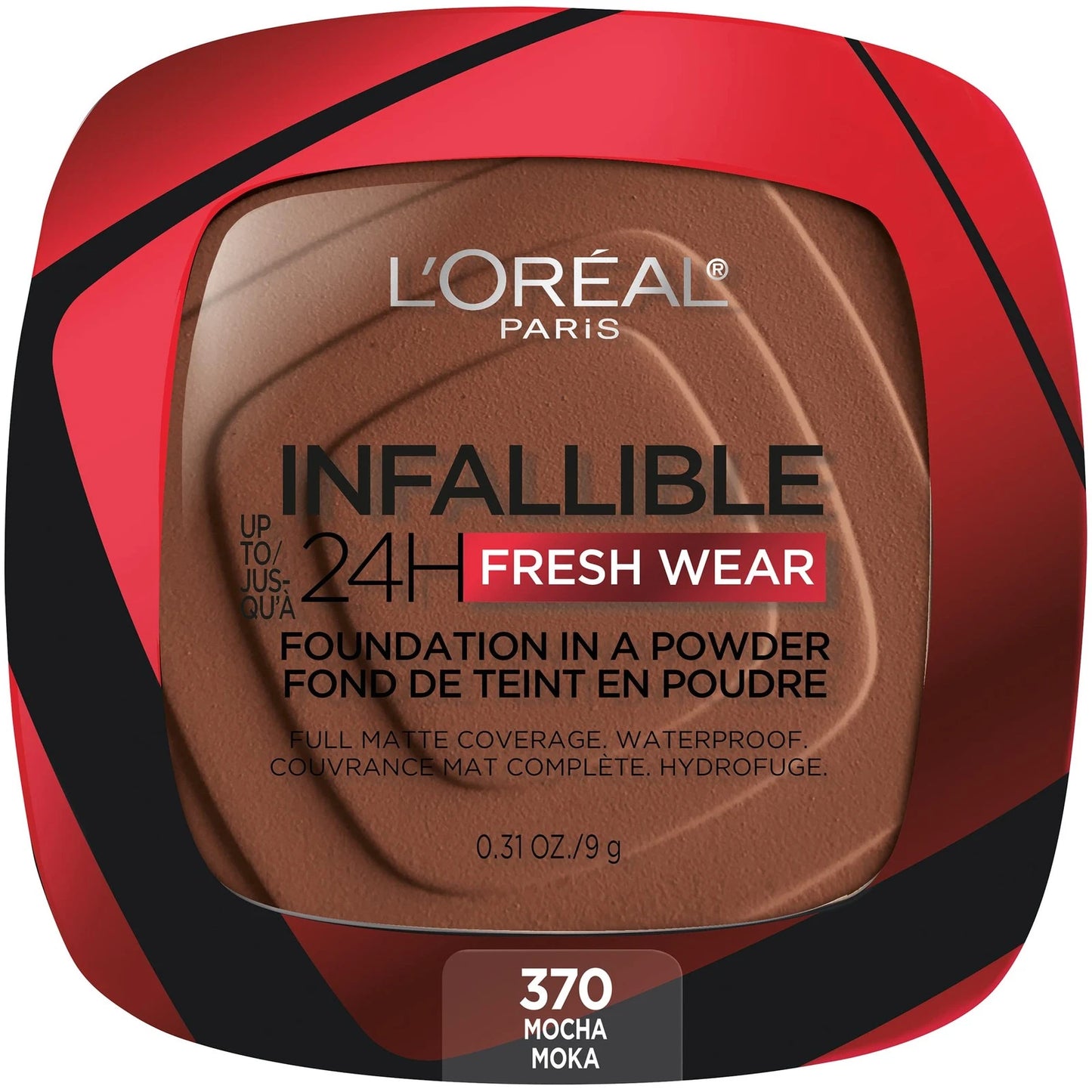 L'Oreal Paris Makeup Infallible Fresh Wear Foundation Mocha 370 0.31 oz.