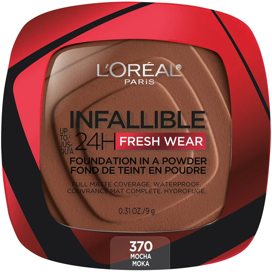 L'Oreal Paris Makeup Infallible Fresh Wear Foundation Mocha 370 0.31 oz.