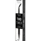 NYX PROFESSIONAL MAKEUP Two-Timer Dual Ended Eyeliner Pencil Jet Black (TT01)