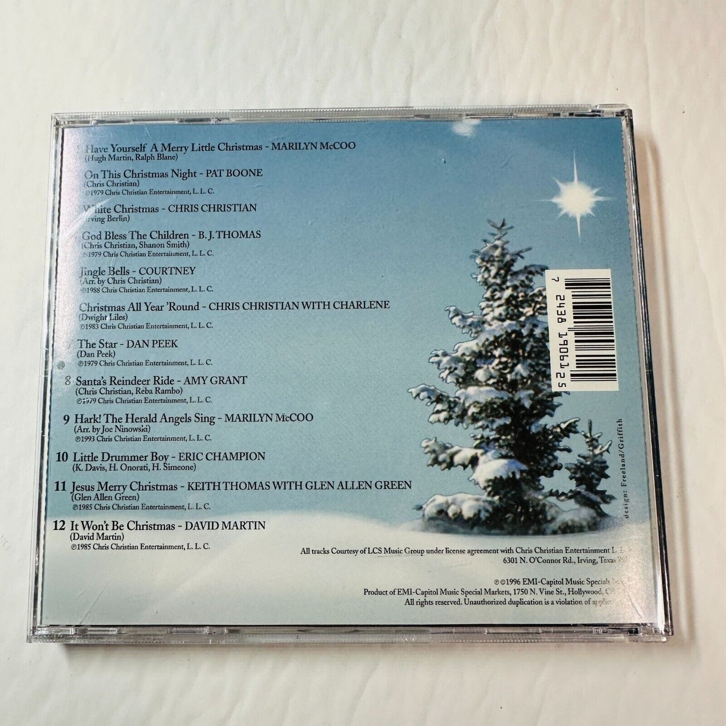 The Star Songs Of Christmas CD Featuring Amy Grant & Marilyn McCoo