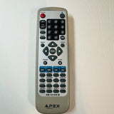 APEX Digital RM-1010W Remote Control for DVD Player D-1110W AD-1130W