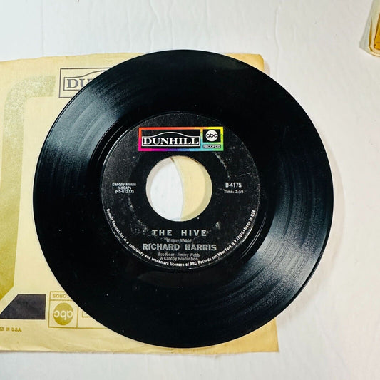 Richard Harris 45 RPM Vinyl The Hive / Thats The Way It Was Dunhill ABC Records