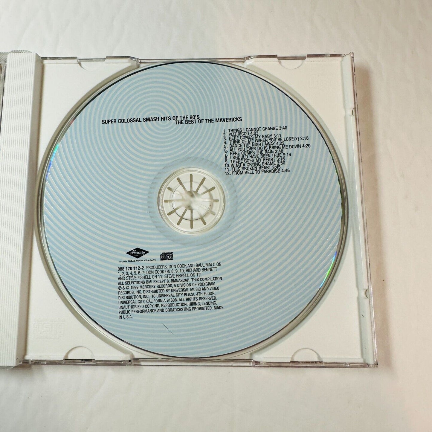 Super Colossal Smash Hits Of The 90s The Best Of The Mavericks CD