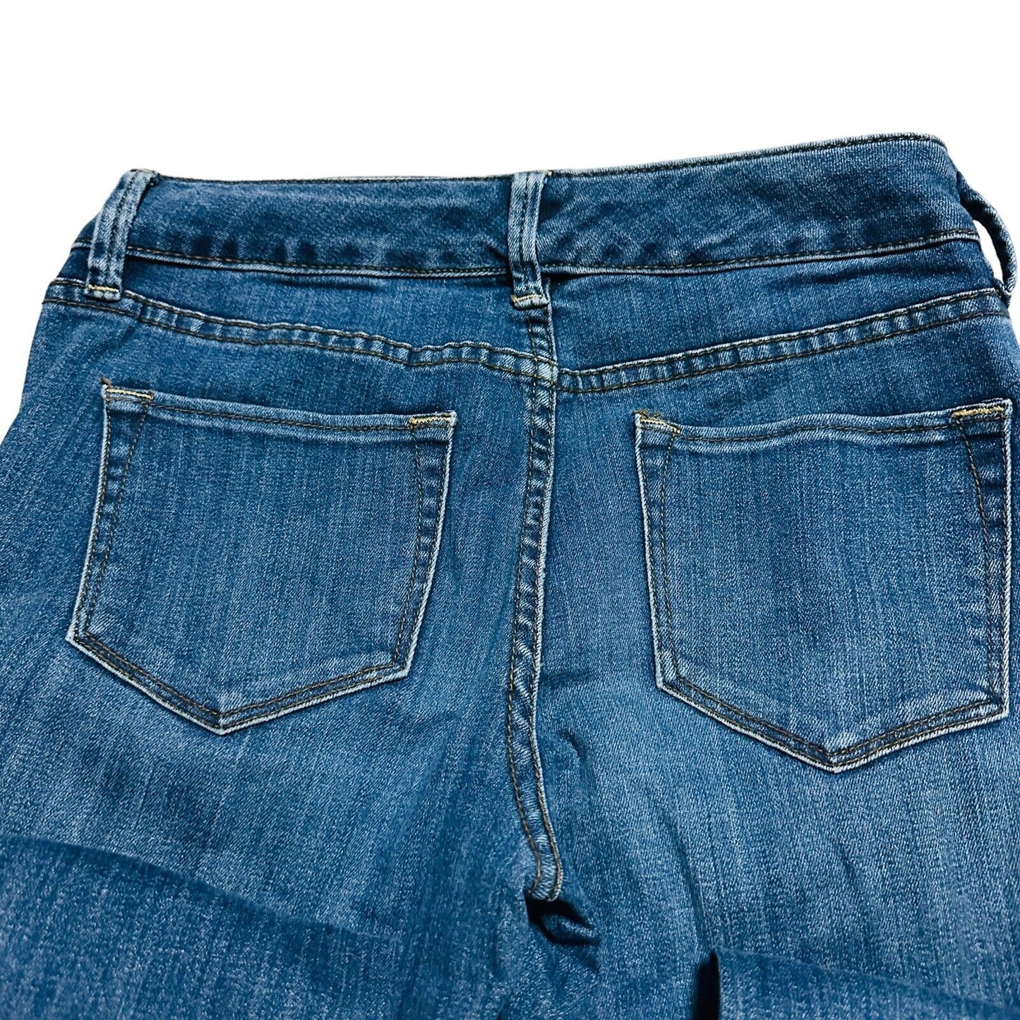 The Limited Denim Straight Jeans Womens Size 2R Mid Rise 5 Pocket Design Blue