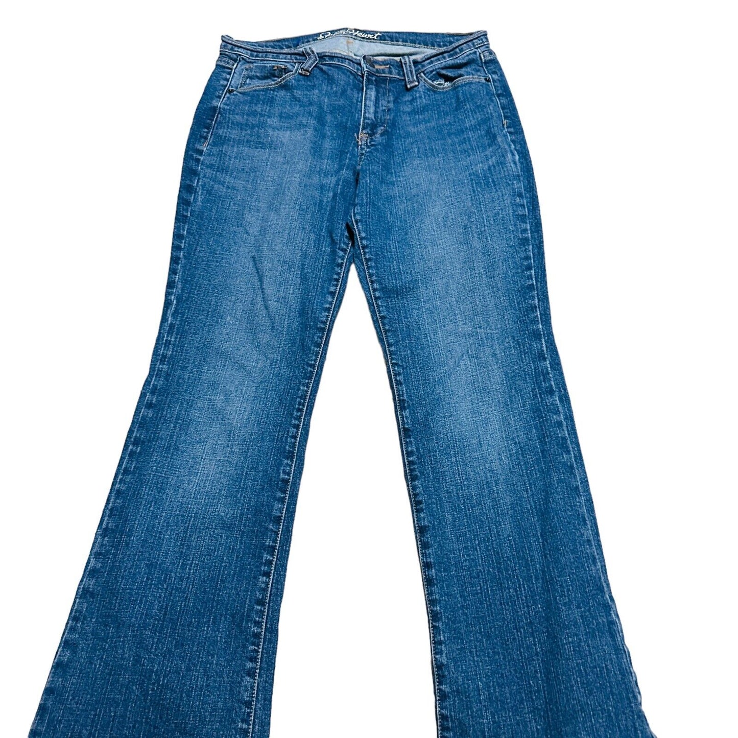 Old Navy The Sweet Heart Boot Cut Jeans Women's Size 10 Mid Rise Denim Blue