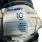 Old Navy The Sweet Heart Boot Cut Jeans Women's Size 10 Mid Rise Denim Blue