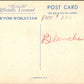 New York Worlds Fair 1939 Linen Postcard Featuring Fountain Of The Atom Gregory