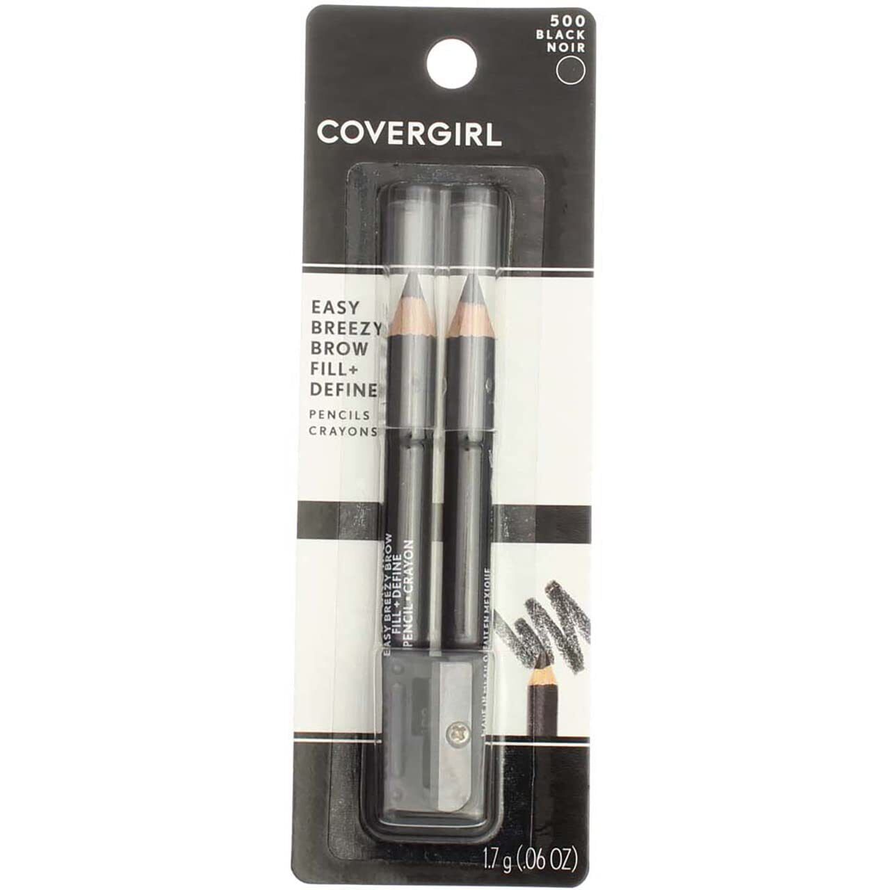 CoverGirl Professional Brow & Eye Makers Brow Shaper Eyeliner Midnight Black 500