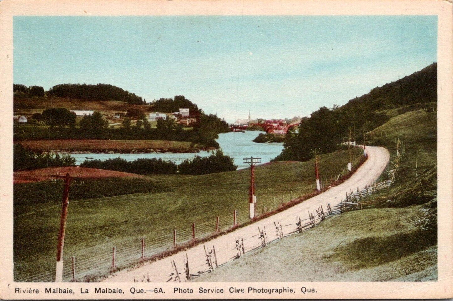 Riviere Malbaie La Malbaie Que 6a Post Card Vintage Postcard Unposted DB