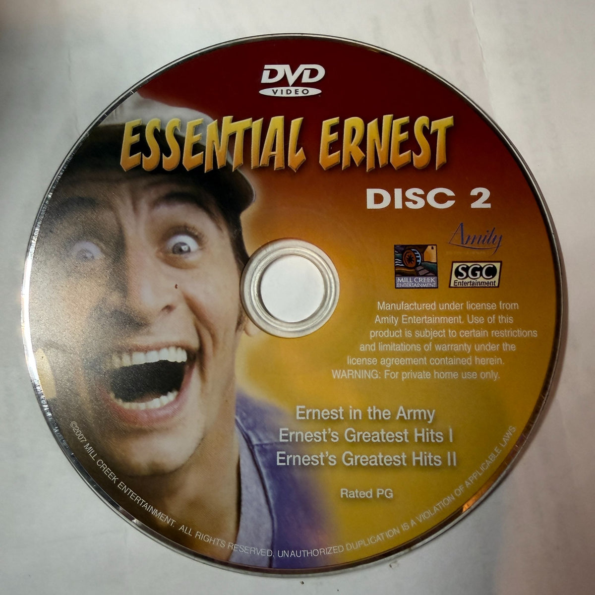 Essential Ernest Disc 2 DVD – Ernest In The Army Greatest Hits I & II Comedy PG