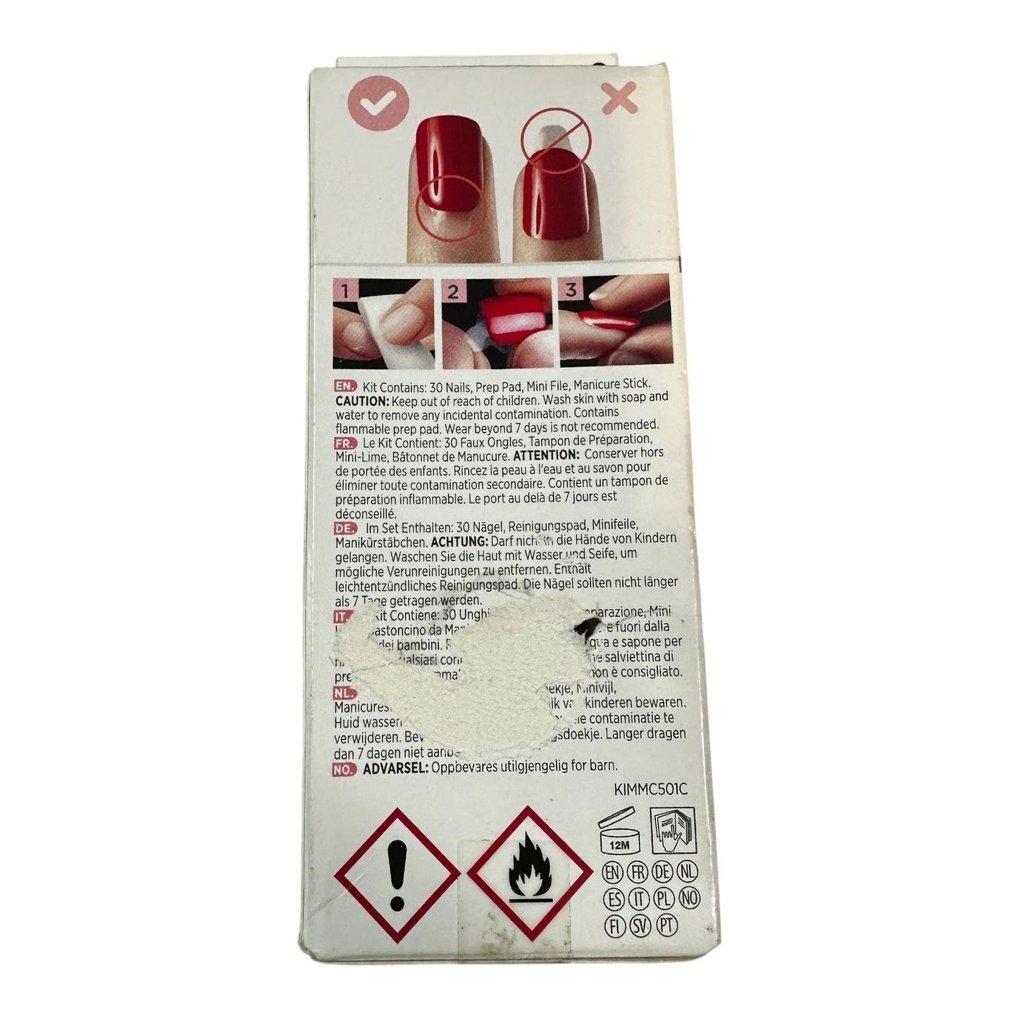 imPRESS Press-On Manicure Brave Hearts Medium