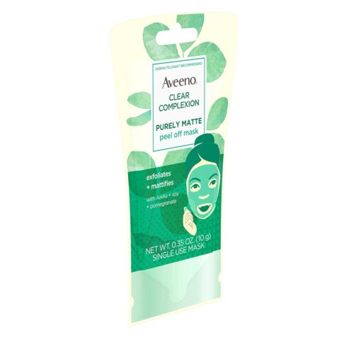 Aveeno Clear Complexion Pure Matte Peel Off Face Mask Alpha Hydroxy Acids