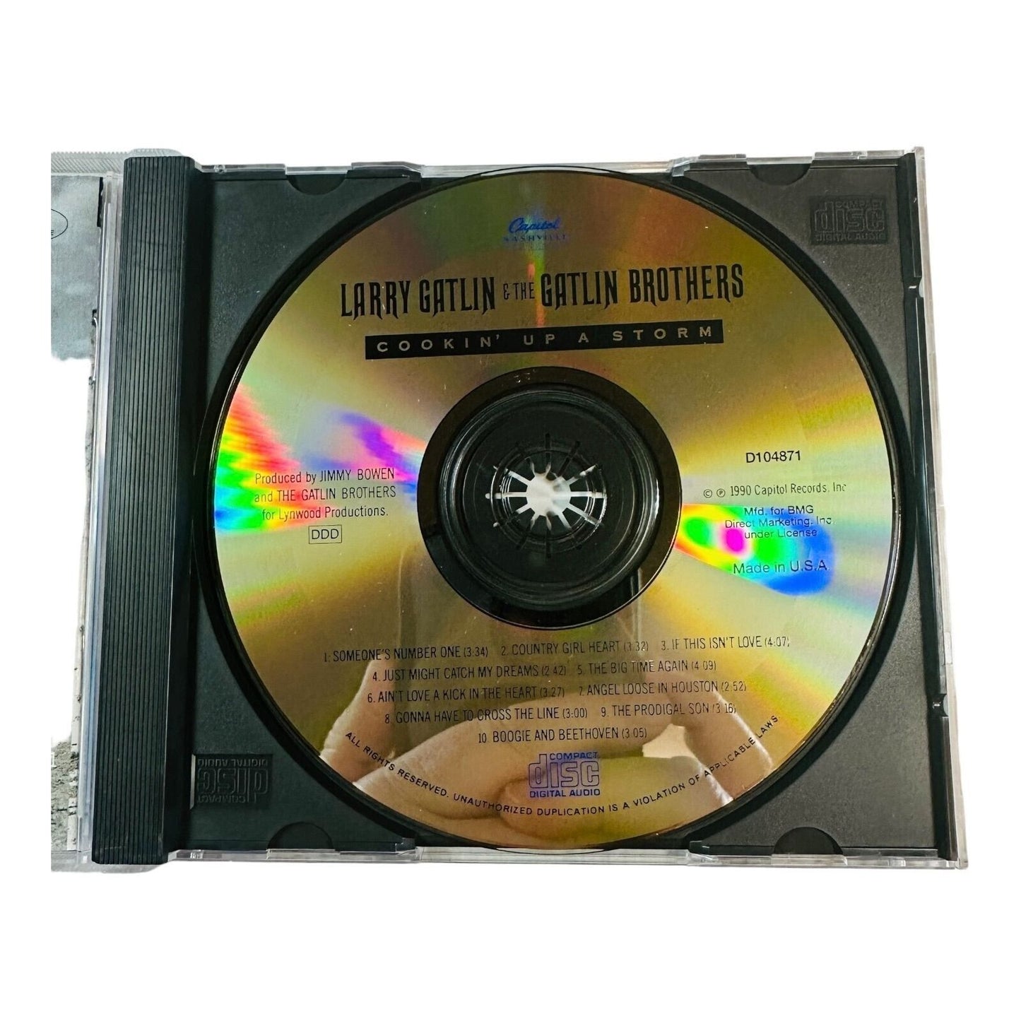 Larry Gatlin & The Gatlin Brothers Cookin' Up A Storm CD Capitol 1990