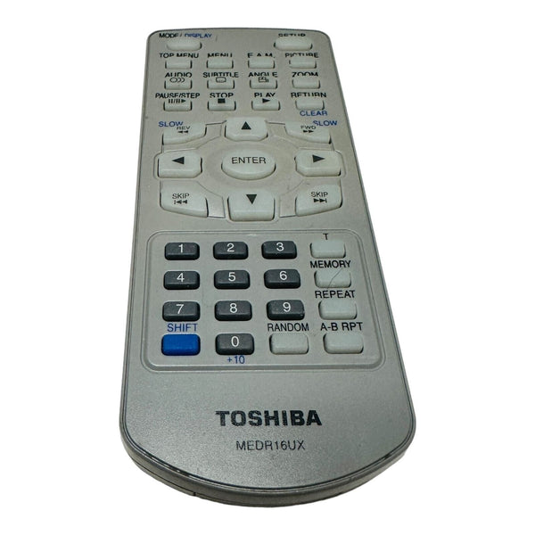 Toshiba MEDR16UX Remote Control SD-P1900SN SD-P2500 SD-KP19SN SD-P101S SD-P1600