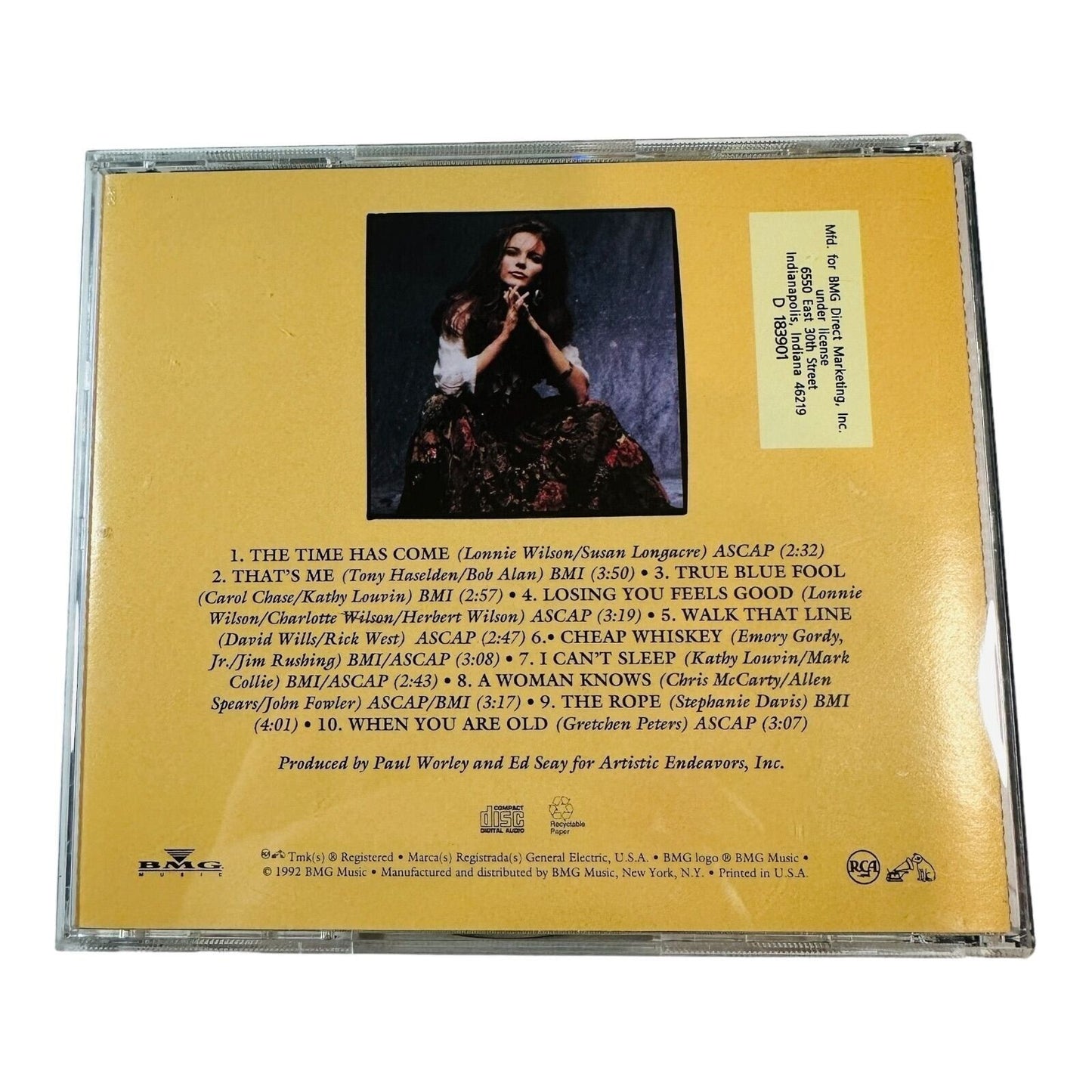 Martina McBride The Time Has Come CD Album 1992 Country Music