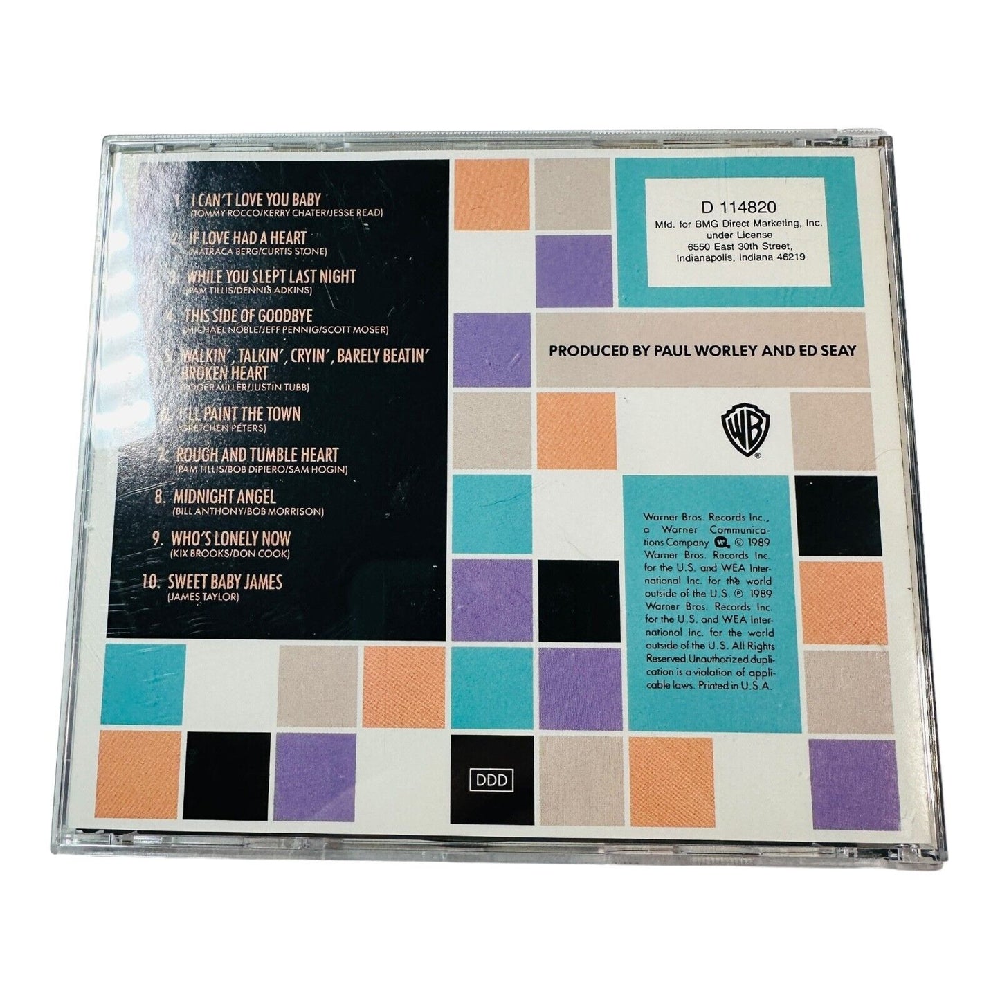 Paint the Town by Highway 101 CD September 1989 Warner Bros.