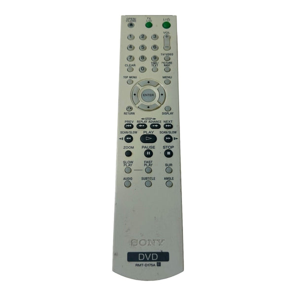 Sony RMT-D175A DVD Remote Control For Home Entertainment Systems