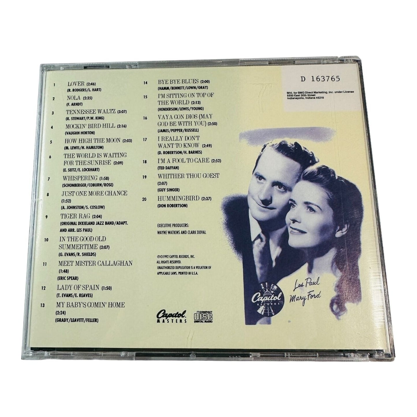 Les Paul & Mary Ford The Best Of The Capitol Masters CD