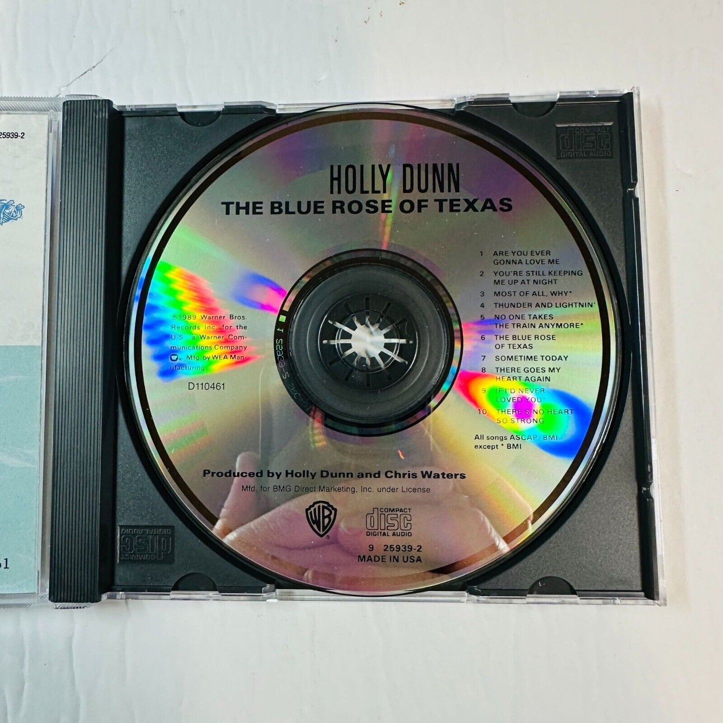 Holly Dunn The Blue Rose Of Texas CD 1989 Warner Brothers