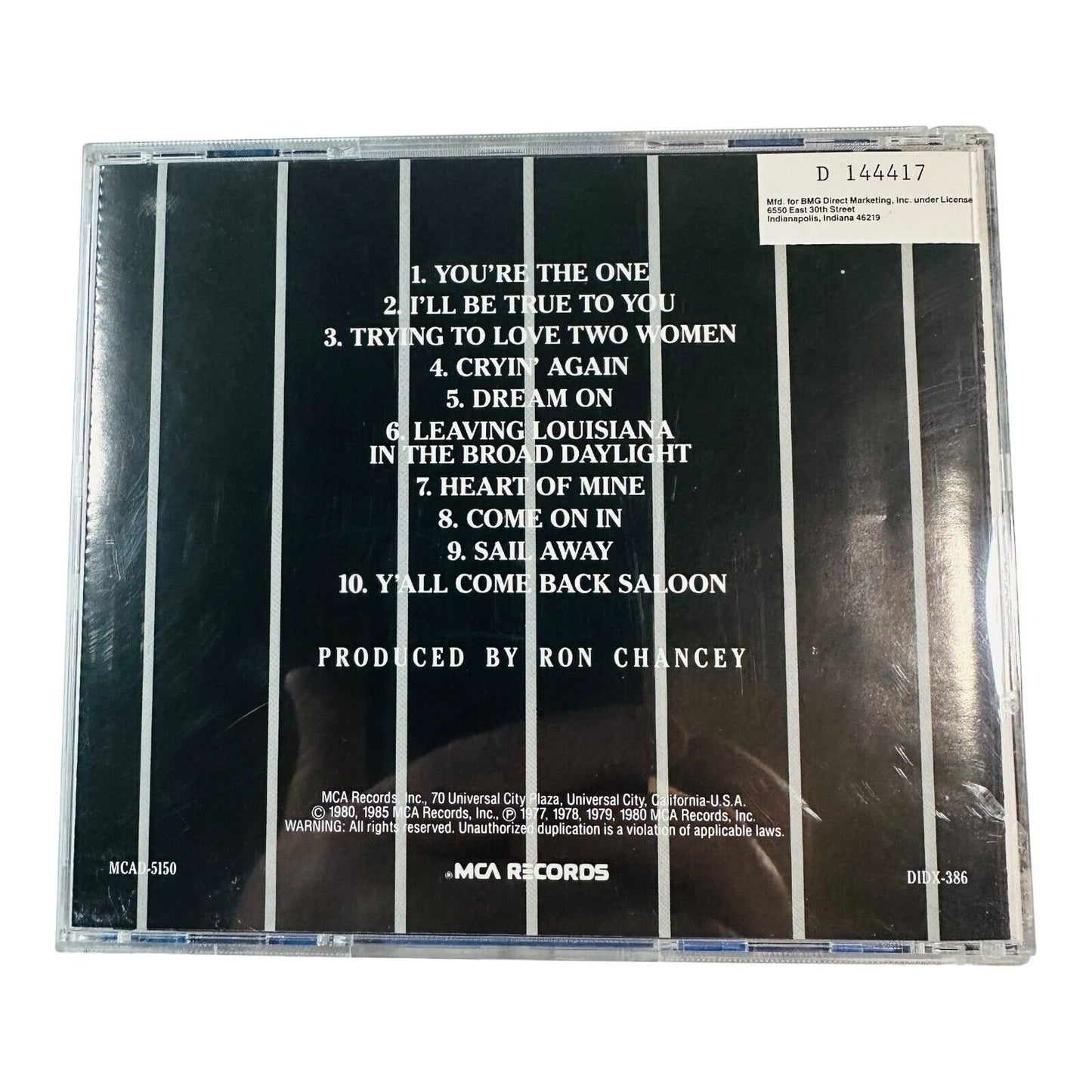 Oak Ridge Boys Greatest Hits CD 1985 MCA