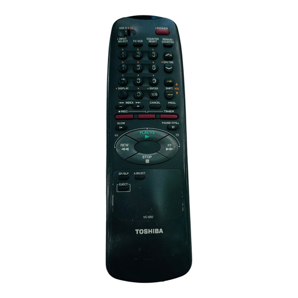 Toshiba VC-650 Universal Remote Control For TV VCR DVD Player