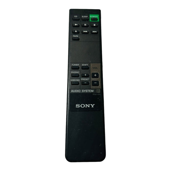 Sony RM-S6 Audio System Remote Control Black For Home Theater & Music Systems