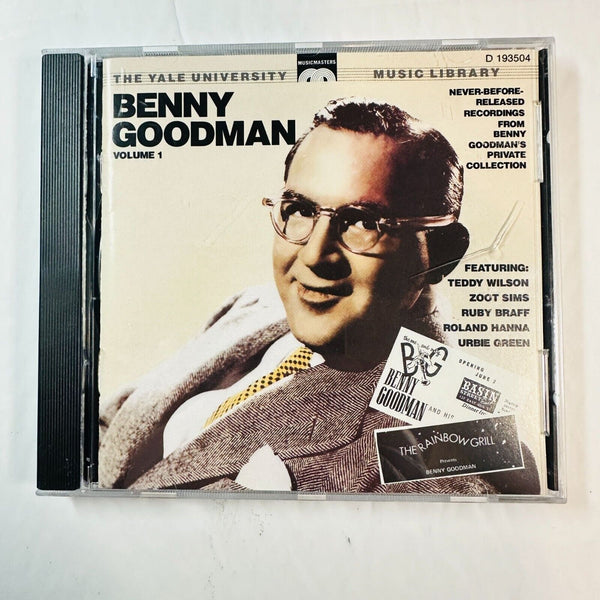 Benny Goodman Vol. 1 CD Yale University Music Library