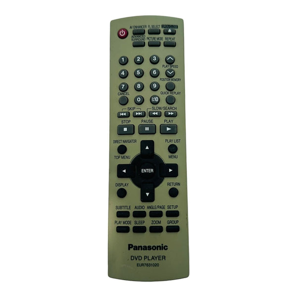 Panasonic DVD Player Remote Control EUR7631020