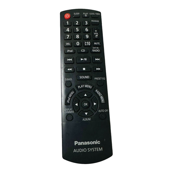 Panasonic Audio System Remote Control Black N2QAYB000640