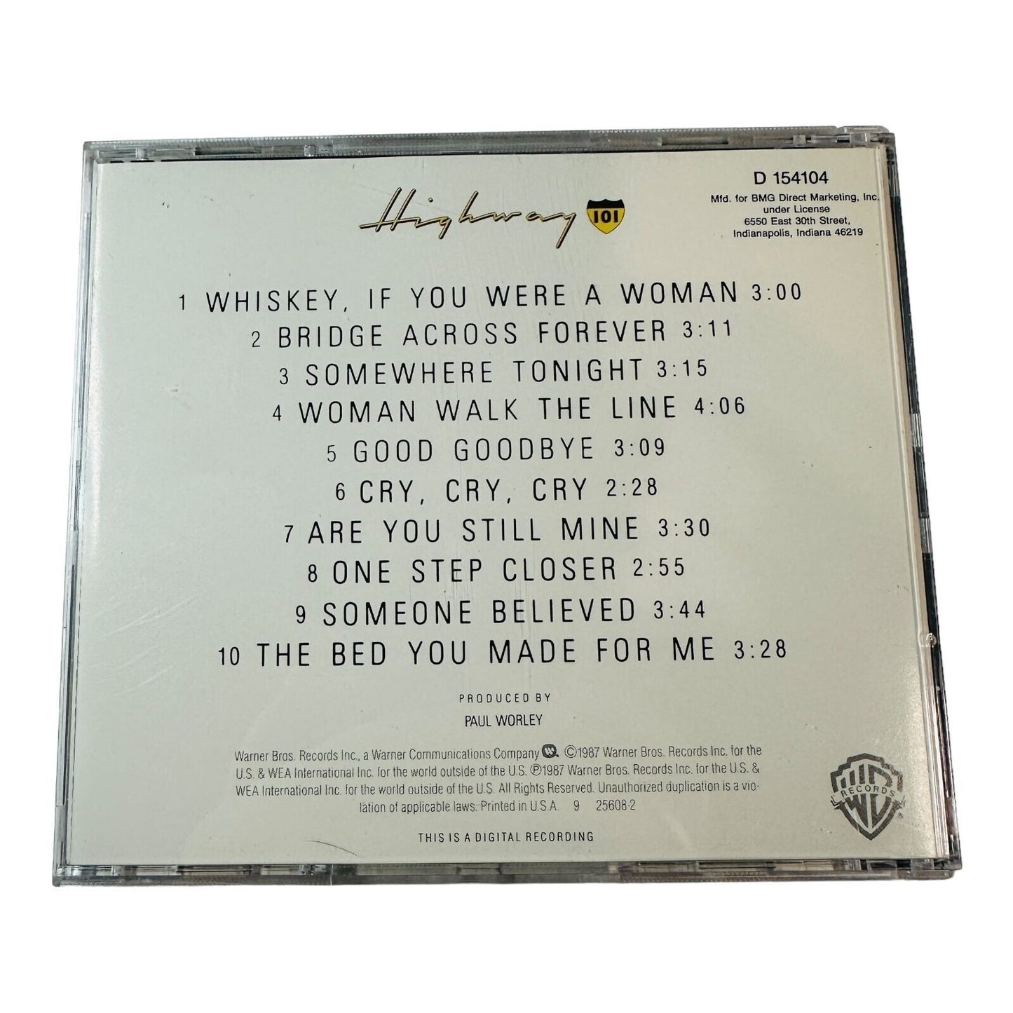 Highway 101 Featuring Paulette Carlson CD 1987