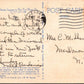 Vintage 1939 New York Worlds Fair Postcard Hall Of Fashion Linen Posted DB