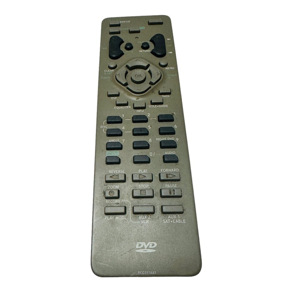 RCA RCG311AA1 Universal Remote Control For DVD/VCR/SAT Cable