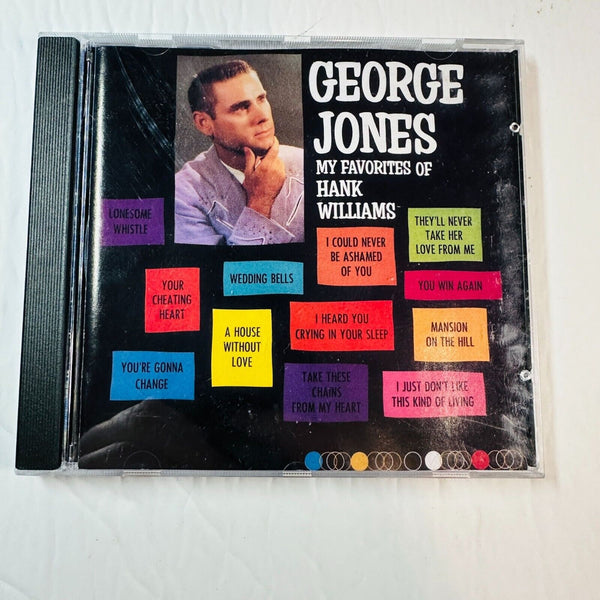 George Jones My Favorites Of Hank Williams CD Album 1994