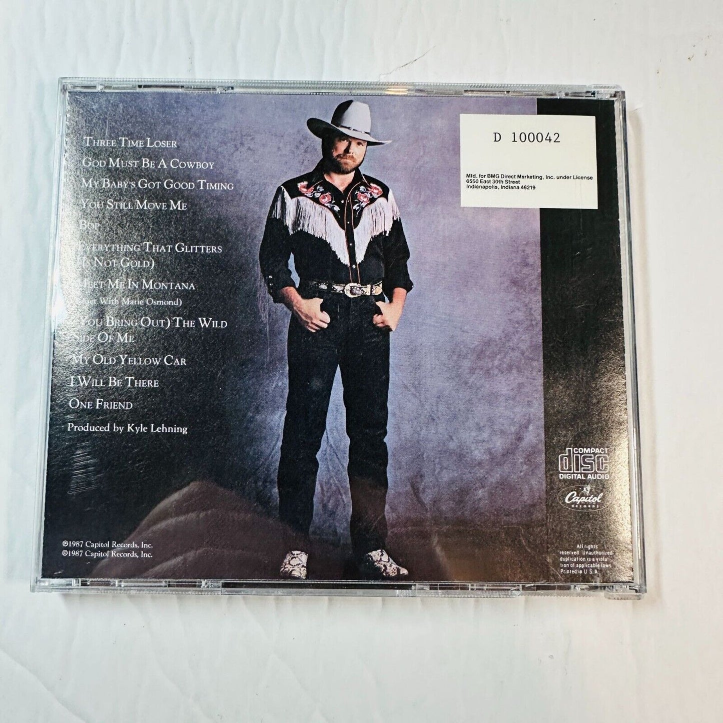 Dan Seals The Best CD 1991 Country Music Album Capitol Records