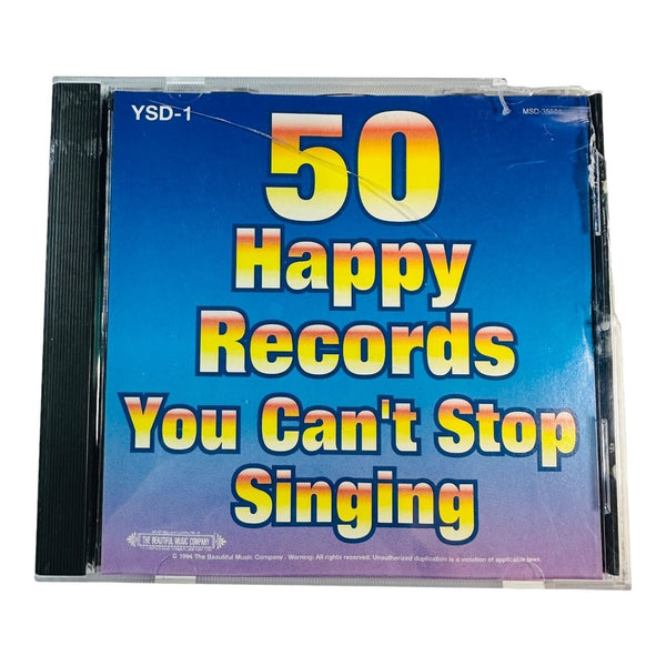 50 Happy Records You Can't Stop Singing CD By The Beautiful Music Company