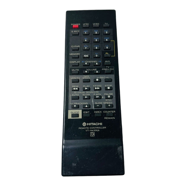 Hitachi Remote Controller VT-RM330A Black Made In Japan