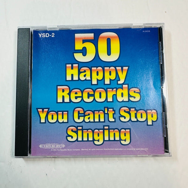 50 Happy Records You Cant Stop Singing CD Discs 2