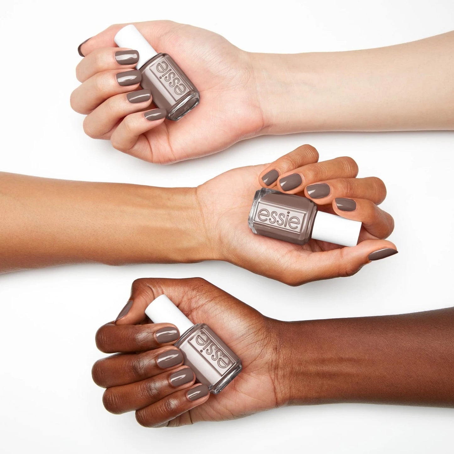 essie Salon-Quality Nail Polish Vegan Gray 688 Chinchilly 0.46 fl oz